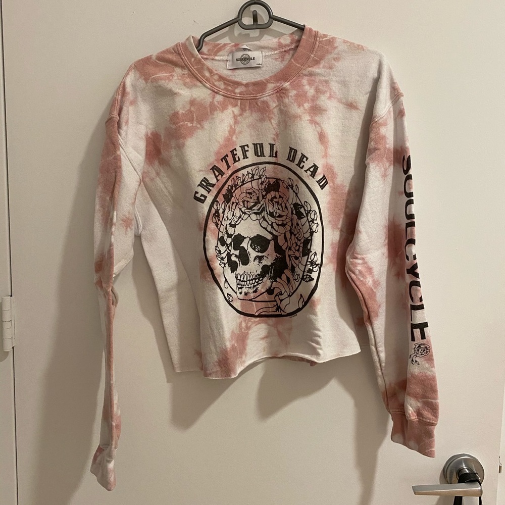 SoulCycle Grateful Dead tie dye crewneck